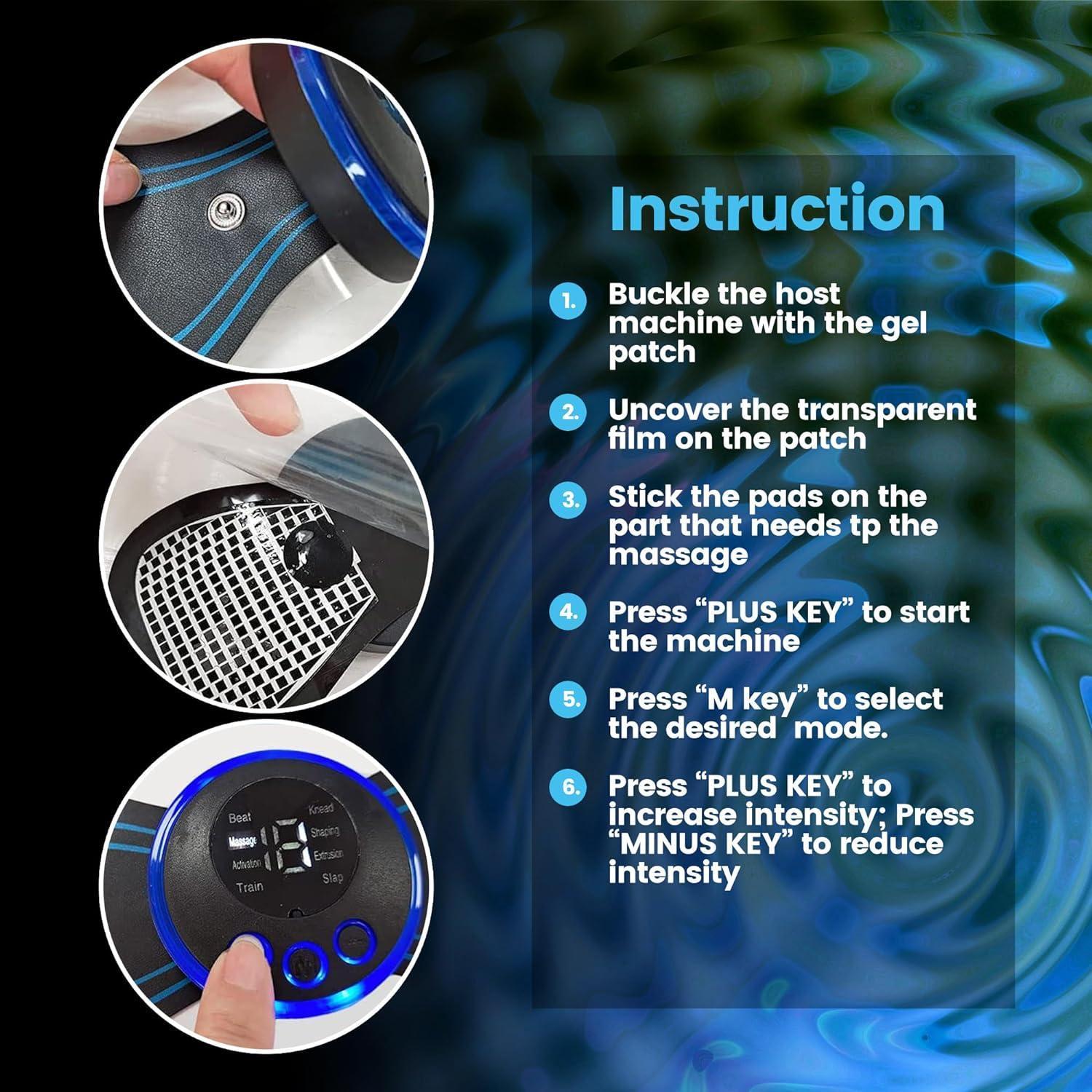 Super Value Mini Electric Neck Shoulder Back Waist Leg Arm Shaping Massager Vibration EMS TENS Cervical Massage Stimulator